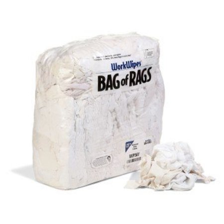 WORKWIPES Reclaimed White T-Shirt in Bag 1 bag WIP561